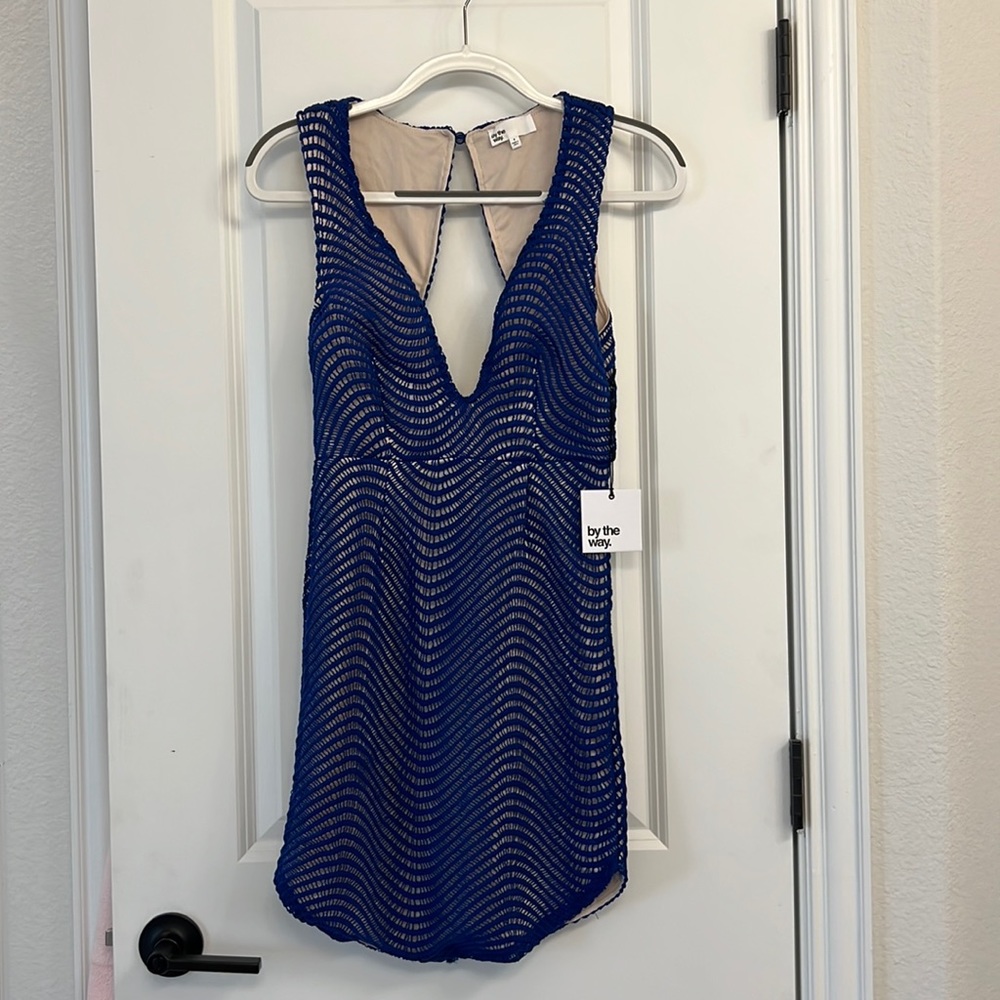 By the way small blue dress